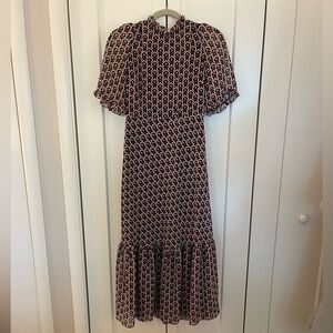 ZARA UK Heart Midi Dress